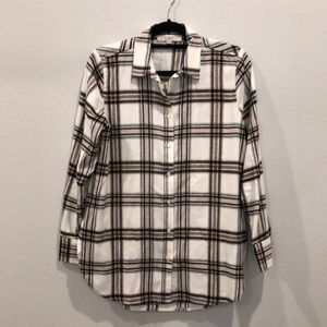 LOFT Plaid Tunic Flannel